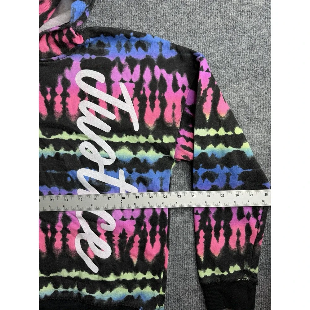 GIRLS JUSTICE Neon Hoodie Sweatshirt Fleece School Winter Fall Wear XLP -16P-18P